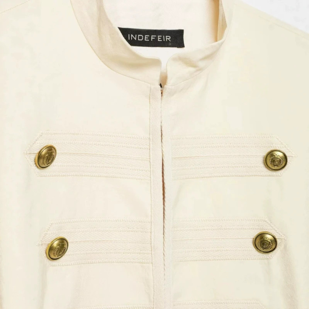 ZARA Fashionable Versatile Buttoned Slim Fit Coat